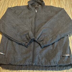 IllumiNITE All Over Reflective Outdoor Running Jacket Windbreaker Men’s Size XL